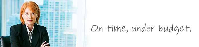 On time: under budget.