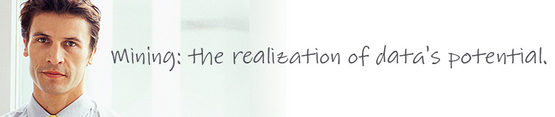 Mining: the realization of data's potential.